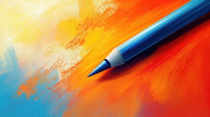 Wall Mural - Digital illustrations, close-up of a stylus creating detailed vector artwork, bright background