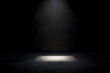 © john - Product showcase with spotlight. Black studio room background. Use as montage for product display