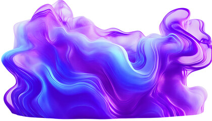 Wall Mural - 3d purple hologram background with shiny, grainy, noise effect. abstract purple and blue fluid shape