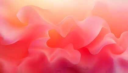 Wall Mural - Abstract coral pink gradient color banner background. Generated image