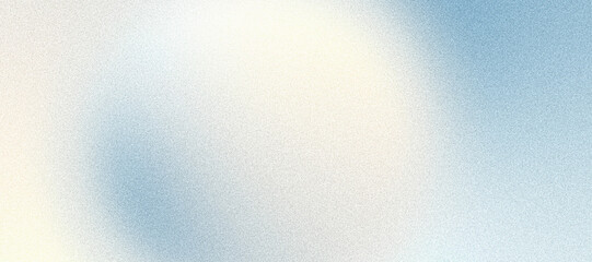 Wall Mural - blurred light blue white grainy background, abstract pastel color gradient sphere, smooth noise text