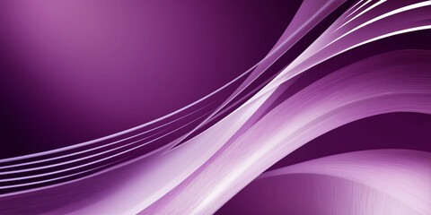 Leinwandbilder - Purple abstract waves flowing on gradient background