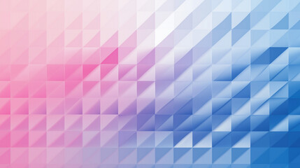 Wall Mural - Pink and blue abstract geometric background creating stunning visual design