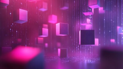 Glowing digital symbols in abstract form, representing the essence of modern coding and technology.