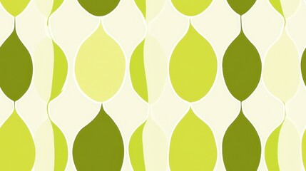 Wall Mural - Abstract Green Tone Pattern Background with Retro Style Composition