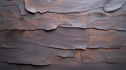 Abstract closeup of a textured wooden surface with horizontal layers and earthy brown tones.