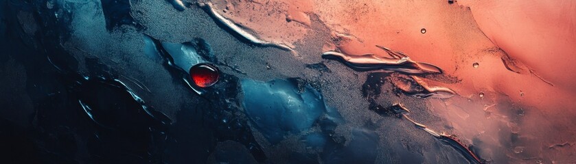 Abstract artful background with vibrant colors, a captivating blend of red and blue tones, ideal for modern design.