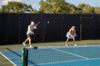 © pics721 - Male Pickleball Player Serving