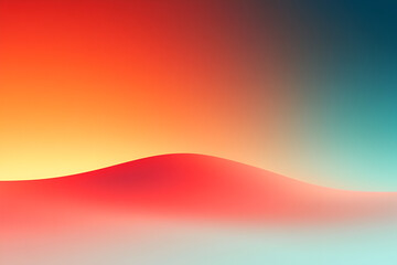 Wall Mural - gradient of serenity: an abstract gradient with a blend of vibrant colors evokes a sense of tranquil