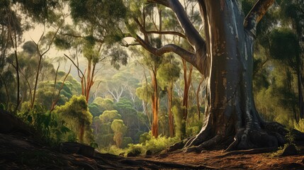 Wall Mural - bark gum tree