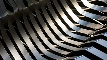 Poster - stainless metal patterns