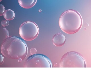 Bubbles in Pastel Colors