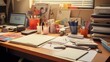 © PikePicture - notebook office supplies desk