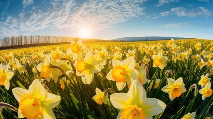 Wall Mural - vibrant spring flower