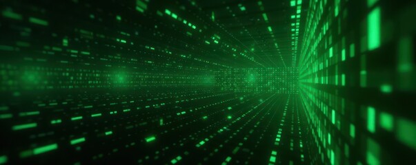 abstract dark green digital matrix, futuristic tech design, hardware, digital, abstract