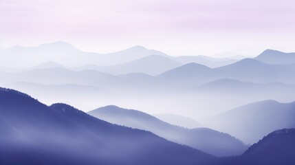 Canvas Print - serene purple grey