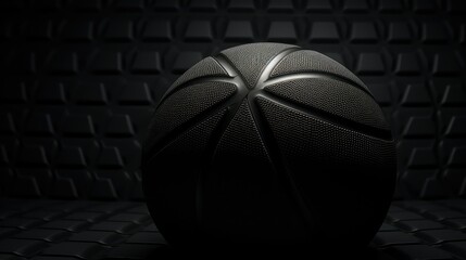 Wall Mural - texture black basketball background