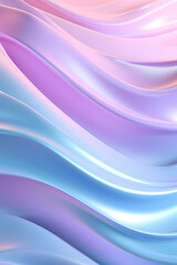 Wall Mural - blue pink and purple wave pattern poster background