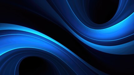 Wall Mural - contrast blue swirl backgrounds