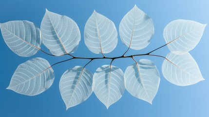 Wall Mural - leaves organic leaf pattern