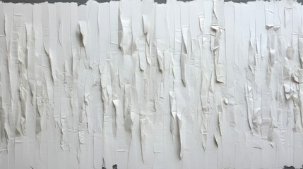 Wall Mural - texture white paper ripped