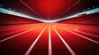 © vectorwin - running red sport background