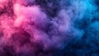 © Zavbbk_ - Colorful smoke in shades of pink, purple, and blue creating dreamy atmosphere. soft, swirling patterns evoke sense of mystery and creativity