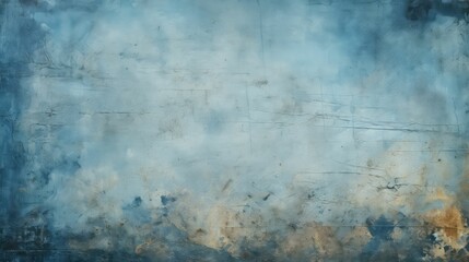 Wall Mural - faded blue grunge background