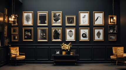 Sticker - elegant gallery wall frames