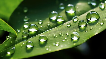 Sticker - up water drops transparent