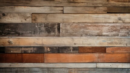 Wall Mural - en rustic wood texture