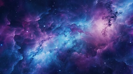 Wall Mural - blues galaxy texture