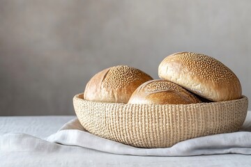 Sticker - Artisan Breads in a Woven Basket