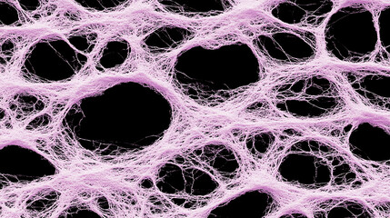 Pink web, network texture, dark background, Halloween design