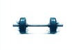 © Antonia - Heavy barbell on a clean surface ready for strength training exercises