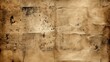 © J - A distressed old paper with dark blotches, creased lines