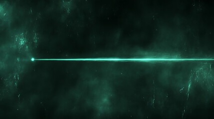 Wall Mural - Ethereal Emerald Energy Beam Piercing the Cosmic Void with Striking Luminescence and Depth