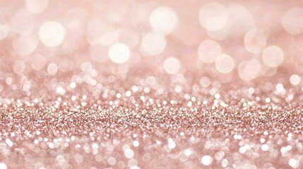Wall Mural - a sparkling pink glitter background with delicate glowing particles, evoking a warm and elegant holi