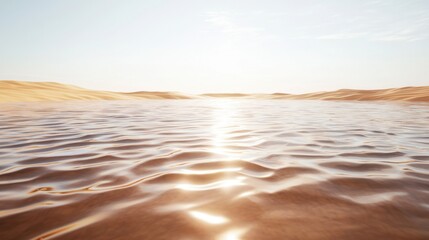 Sticker - Seamless realistic earth ripples, natural wavy ground patterns with soft lighting and depth.