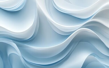 Wall Mural - abstract flowing blue and white wavy texture background for creative projects and design