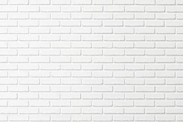 Wall Mural - white brick wall background with clean texture.