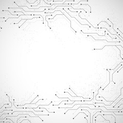 Wall Mural - circuit board digital abstract background. motherboard technology texture design. ai semiconductor a