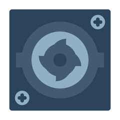 Poster - Speakon Connector Vector Design Icon Style