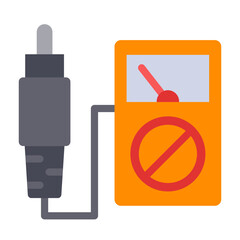 Poster - Cable Testing Vector Design Icon Style