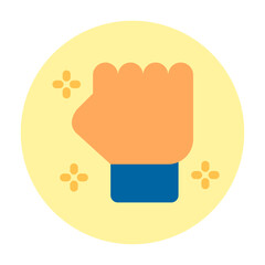 Sticker - Courage Vector Design Icon Style