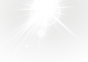 Wall Mural - png luminous harmony – a gentle play of light and reflections, png where soft beams and glowing circ