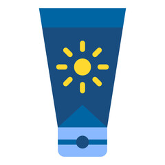 Canvas Print - Sunscreen Vector Design Icon Style