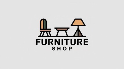 Furniture shop Logo Template