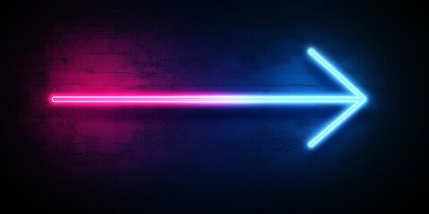 Wall Mural - neon sign with neon lights