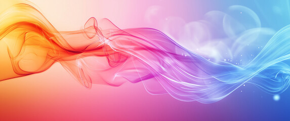 Wall Mural - vibrant abstract flowing color background